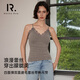 Henny Rue Suspender Damen-Spitzengürtel-Brustkissen Frauenweste doppelseitige pelzige Herbst und Winter warm warm schlanker Pass.