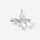 Saturday Fortune PT950 platinum ring for women, three-dimensional butterfly, simple and exquisite hand jewelry, high-end temperament gift, No. 13-4.75g