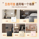 CHNT Switch Socket Panel Haushalt 86 Typ mit USB schrägen Fünf-Loch-Versteck Cream-Wind Large Platte 6c Fantasy Silbergrau Single Control Fünf-Loch