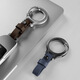 Yudi Yuqi Bixiang Qingfu Car Key Chain Men's Car Lonyard simple Chain Key Chain Anti-Lost Key Rope Rope Cow Bright Silver Backle-Black