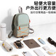 DUTRIEUX outdoor backpack contrasting color mountaineering bag picnic retro small school bag light travel bag light hiking backpack outdoor backpack [mint green]