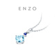 Chow Tai Fook ENZO Classic Colorful 18K Gold Aquamarine Pendant for Women EZV3353