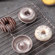 Pu lian Donut Mold Bakery Madeline Hollow Hoil Pastel de pastel pequeño Herramientas para hornear para el hogar No pegarse WK9909-Donut Molde de pastel