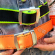 National standard thickened electrician's safety belt power belt climbing telephone pole outdoor tree anti-fall fence safety belt national standard electrician's belt_double hook black extended version