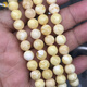 Fuwanzhe Natural Russian White Flower Beeswax Bracelet 108 Buddha Beads Tiger Skin Pattern Amber Bracelet Necklace White Wax Rosary Beads 8.5mm 108 beads Weight 42g