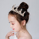 Bangboshi large crown headband children princess rhinestone crown girl girl birthday gift stage performance crown headband golden pearl crown