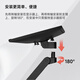 爱格升ergotron爱格升全新升级LX PRO叠加式双屏双臂显示器支架桌面电脑升降机械臂 45-690 亮白|叠加双臂|承重1.8-10kg|桌夹式