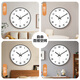 Made in Tokyo, Zhishi series wall clock clock wall clock living room 2025 new quartz clock 30cm star black