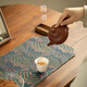 Tao Yu Chinese Double-sided Wave Tea Seat Waterproof Zen Dry-Infused Single Tea Towel Cloth Mat Table Flag Tea Cloth Tea Ceremony Accessories Dry-Infused Wave Tea Seat-Rectangular