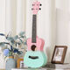 Jingjia Musical Instrument Internet Promi Ukulele weibliche kleine Gitarrenanfänger 23-Zoll-Schüler Kinder Jungen und Mädchen [23 Zoll] Schwarz-Weiß-Kontrast Voller Accessoires + Tuner
