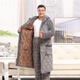 Catman (Miiow) Hiver à trois couches épaissies de corail Velvet Coton Coton Pyjama pour hommes et femmes Nouveaux style, Pather et mère Mère Vêtements de maison décontractés 683 Femme Purple Extra épais Hooded Hothed Hothered Taille 100-120jin [Jin est égal à 0,5 kg] Coton à trois couches à trois couches