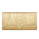 Embrayage en cuir cool kangourou pour les femmes 2024 NOUVEAU PAPILLE FACELLE Long portefeuille européen et américain de grande capacité Gold Sac à main Black