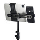 Photo Live-Stand Dual Camera Crossbar Zwei Mobile iPad Clip Anstellbarer Winkel-Selbsttest Video Stativzubehör Crossbar + 2 Mobile Clip + 1/4 Gadget
