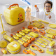 Enbe family children doctor toys boy girl simulation nurse play set medical medicine box stethoscope birthday gift [upgrade] medical box 52 pieces (doctor's suit)
