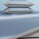 Yalu ice silk mat three-piece summer mat student dormitory single baby summer sheet soft mat washable and machine washable antibacterial ice mat-grey 90cm*190cm single mat