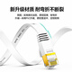 山泽（SAMZHE） 七类网线 CAT7类八芯双绞纯铜扁平万兆网络成品跳线 家用装修工程镀金屏蔽网线 七类【扁平白色】1米 CAT-701A