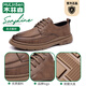 Chaussures pour hommes Mulinsen pour les chaussures de vêtements de travail automnales pour hommes pour hommes chaussures en cuir à grande tête décontractées pour hommes