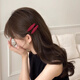 Xiangwan hairpin hairpin Ancora red side bangs hairpin women's forehead headband clip pair clip high-end one-word clip