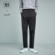 HaiLan Home (HLA) casual pants for men's light business fashion series comfortable pants for men's spring black 33 180/88A(XL) Recommended 72-78kg