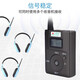 Hanrongda 831 Portable Wireless Wireless FM Radio Fréquence Modulation Carte Câble Audio Entrée Microphone Stéréo Car Wireless Teaching Conference Guide Utiliser Gray