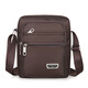 Tang Xiaoshg Herrenbeutel Casual Recond Bag Oxford Stoff kleiner Rucksack Herrenbeutel Casual Crossbody Bag Canvas Tasche Tragbarer Business-Trend [Square-Pull Basic Style]+[YZ3519 Black]