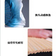 Suican classical dance fan dance fan long silk fan ink blue gradient lonely moon Yao Ran calligraphy folk dance dance fan performance 40cm floating head 31cm fan bone right hand ink blue 1 set