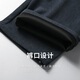 Classic car (LAOYECHE) middle-aged dad's clothing plus velvet warm casual pants for men winter new thickened men's straight trousers for the elderly men