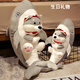 Hanhan Pig Funny Doll Plush Toy Doll Pillow Sergal Rag Doll Large Birthday Gift for Boys and Girls 40cm Sergal