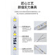 FSL Foshan Lighting Super Series Soft Light Strip 2835*96 Double Row Waterproof Light Strip LED Light Strip 8W-5700K (White Light) High-Bright Light Strip (No Accessories) One Meter