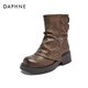 Daphne Maillard Brown Xinjiang Boots Women's Short Boots 2025 New Grassland Desert Outfit Summer Martin Boots