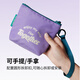 
M Square Travel Card Pack Key Clutch Clothes Casual Coin Wallet Portable Small Square Pack Headphones Makeup Storage Portable Aunt Bag Highland Lavender