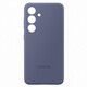 Samsung Galaxy S24+ корпус мобильного телефона оригинал и тот же силиконовый защитный чехол, покрытый корпусом с ультратонким простым задним покрытием защитной корпуса Galaxy S24+ White
