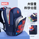 Estudiantes de la escuela primaria de Disney School Bag Grado 3-6 Ultra luz transpirable y reductora de carga y antibacteriana mochila de mochila para niños BA5904C1