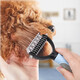 Lanswood Dog Hair Comb Dog Hair Comb Pet Knot Comb Cat Comb Cleaner Removes Floating Hair and Thinning Blue Large 17 Teeth (Universal for Cats and Dogs)
