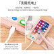 Dipper mobile phone bag halter neck touch screen wallet mobile phone case crossbody out small bag women's change card bag waterproof mobile phone case [white flowers]
