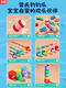 Zkhe Baby Fischereispielzeug Montessorius Frühschulbildungspädagogisches Spielzeug Feine Bewegungstraining 03 Monate Baby Erleuchtung Kognition 22-teiliges Set (5 gestapelte Tassen 5 farbige Fische (15 Stücke) Fischereiszene Aufbewahrungsbeutel