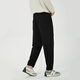 Markless New Slack Men's Casual Hosen Vierseitige elastische und leicht zu kontrollische intelligente Hosenhosen Männer CLB4855M-4 Schwarz 36