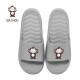 BAIHOU White Monkey Couple Cartoon Doll Indoor Household Men's and Women's Four Seasons Sandals and Slippers 001 Peach 38-39