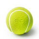 EETOYS Green Tennis Dog Toy Sound Interactive Washable Teeth Cleaning Ball Pet Supplies