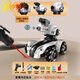 Wunderbarer Hunde Kindertag Geschenk Geburtstag Fernbedienung Auto Tank Toy Boy 3-6-8-10 Jahre alt [Leichtjagd Version-3 in 1] Wireless Dual Control Tank Car