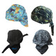YHGFEE welder anti-scalding hat summer breathable sweat-absorbing pirate hat coconut magic headscarf welder head cover 23-3519Cubic cap not adjustable head circumference about 56cm