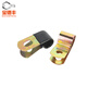 Baodefeng iron galvanized single tube clamp Q686F4 dip plastic R-type spring oil pipe clamp line card fixing wire metal clip iron color zinc-D18 (10 pieces)