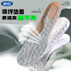 
Buyun [3 pairs] sweat-absorbing and anti-odorproof insole for men's breathable sports running insole soft and elastic military training pain-proof leather insole