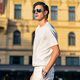 Mr. Cloth Mode-Gurtband Cooles T-Shirt Herren 2025 Sommerbrief geprägt Männer gestrickt Kurzarm ET15100 Clearance Haoyuebai 3xl (190)