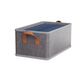 Jiu Wenbao home storage box wardrobe layered artifact clothes and pants storage box fabric cationic storage basket starry sky gray large size can hold 10 pairs of jeans No Specifications