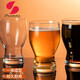 Pasha Paqi imported lead-free craft beer glass glass drink juice cup household wine glass thickened beer mug water cup Craft beer 415ml 2 pieces