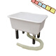 Shantou Lincun mop pool thickened plastic mop pool household simple wash mop mop pool hotel square lower pool with plastic basin + 15cm feet (can be placed on the ground for use)