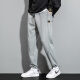
Maine Sheng 100% pure cotton casual pants for men in spring and autumn loose breathable sports pants solid color versatile youth tying pants SD-6636 black XL (125-140Jin [Jin equals 0.5 kg])