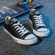 Converse Canvas Schuhe Herrenschuhe Frauenschuhe Allstar Schwarze Sportschuhe atmungsaktive Freizeitschuhe 37