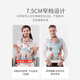 金格羽背带婴儿透气宝宝腰凳四季外出轻便多功能抱娃神器前抱式前后两用 绿色-四季款